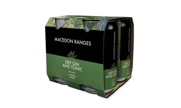 Macedon Ranges - Dry Gin & Elderflower Tonic 375mL Can