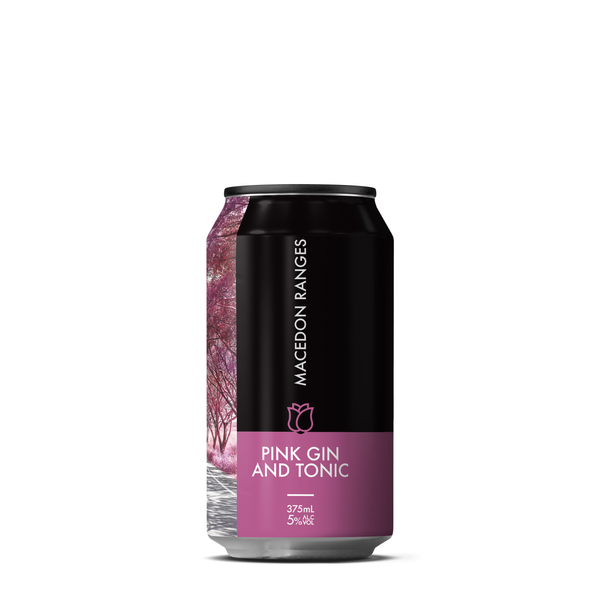 Macedon Ranges - Pink Gin & Grapefruit Tonic 375mL Can