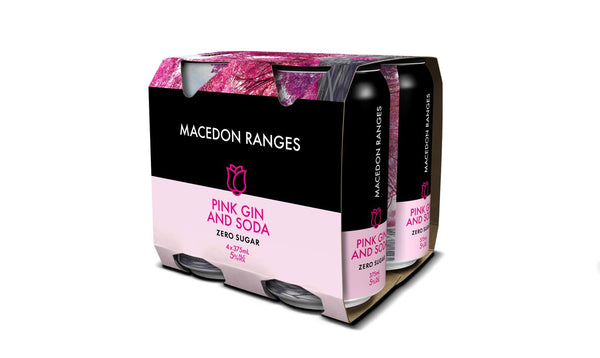Macedon Ranges - Pink Gin & Soda ZERO SUGAR 375mL Can