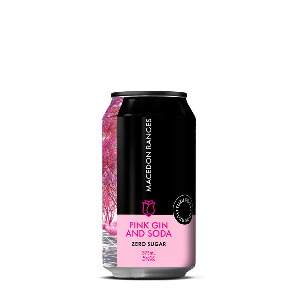 24 x 375mL Pink Gin & Yuzu Soda ZERO Cans (Wholesale)