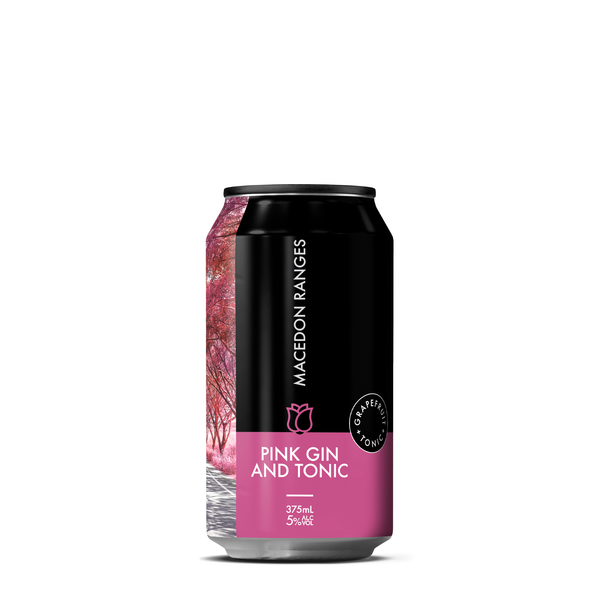 Macedon Ranges - Pink Gin & Grapefruit Tonic 375mL Can